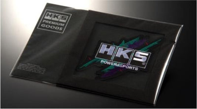 HKS HKS PATCH SUPER RACING LARGE for performance car parts and upgrades from veteran owned DTX Performance shop, boosts engine and exhaust.