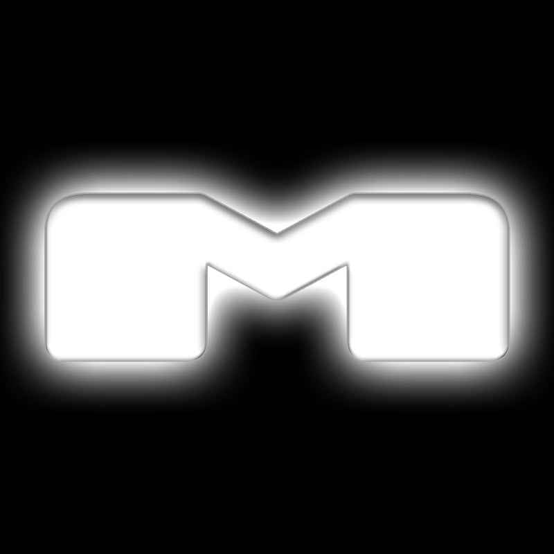 ORACLE Lighting Universal Illuminated LED Letter Badges - Matte Wht Surface Finish - M - performance car parts DTX Performance