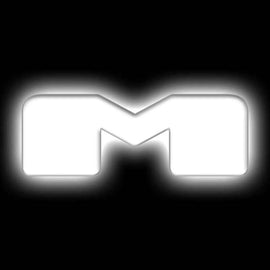 ORACLE Lighting Universal Illuminated LED Letter Badges - Matte Wht Surface Finish - M - performance car parts DTX Performance