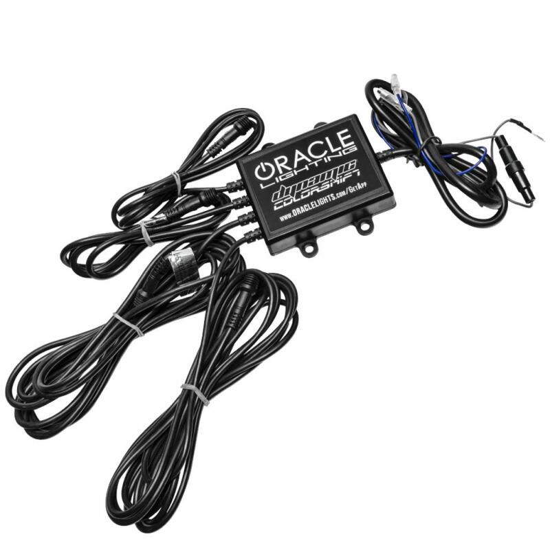 Oracle Jeep Wrangler JL/Gladiator JT 7in. High Powered LED Headlights (Pair) - Dynamic wiring harness, performance car parts