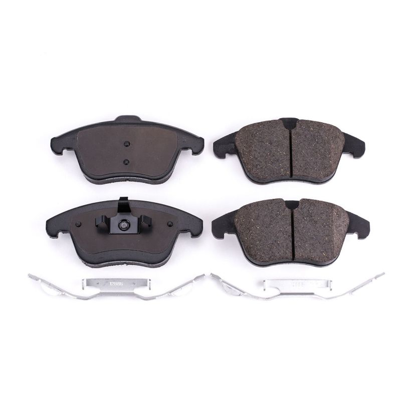 Power Stop 08-12 Land Rover LR2 Front Z17 Evolution Ceramic Brake Pads w/Hardware - DTX Performance