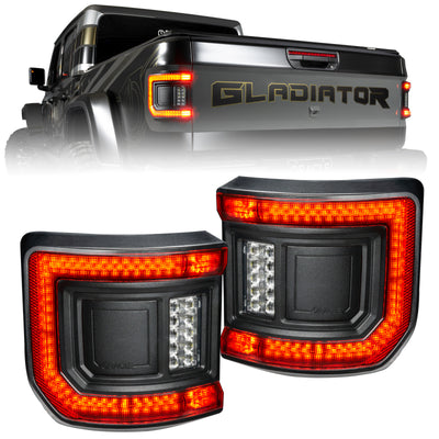 Oracle 2020+ Jeep Gladiator JT Flush Mount LED Tail Lights - Tinted Lens, performance car parts, by DTX Performance