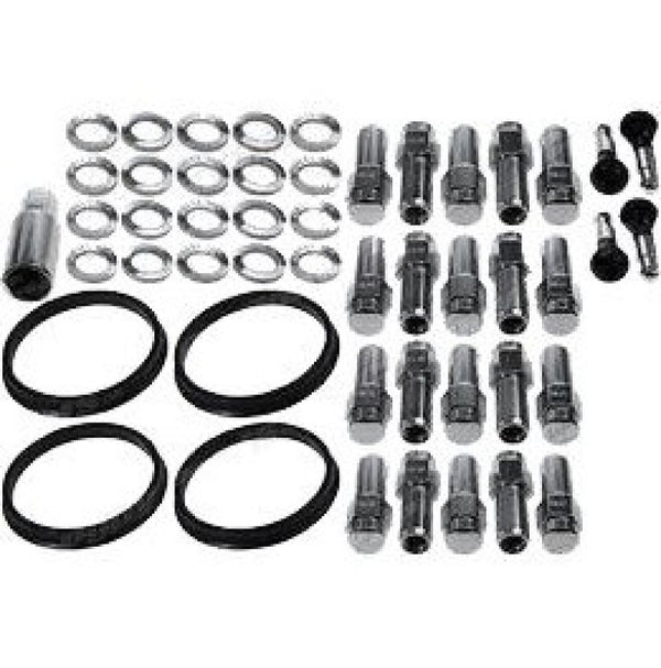 Race Star 14mm x 1.5 1.38in. Shank W/ 7/8in. Head Closed End 15+ Mustang Lug Kit - 20 PK. Performance car parts by DTX Performance.