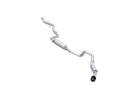 MBRP 2024 Toyota Tacoma T304 Stainless Steel 3in Cat-Back Single Side Exit with Carbon Fiber Tip exhaust system