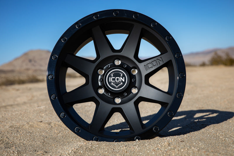 ICON Rebound 17x8.5 6x5.5 wheel in desert