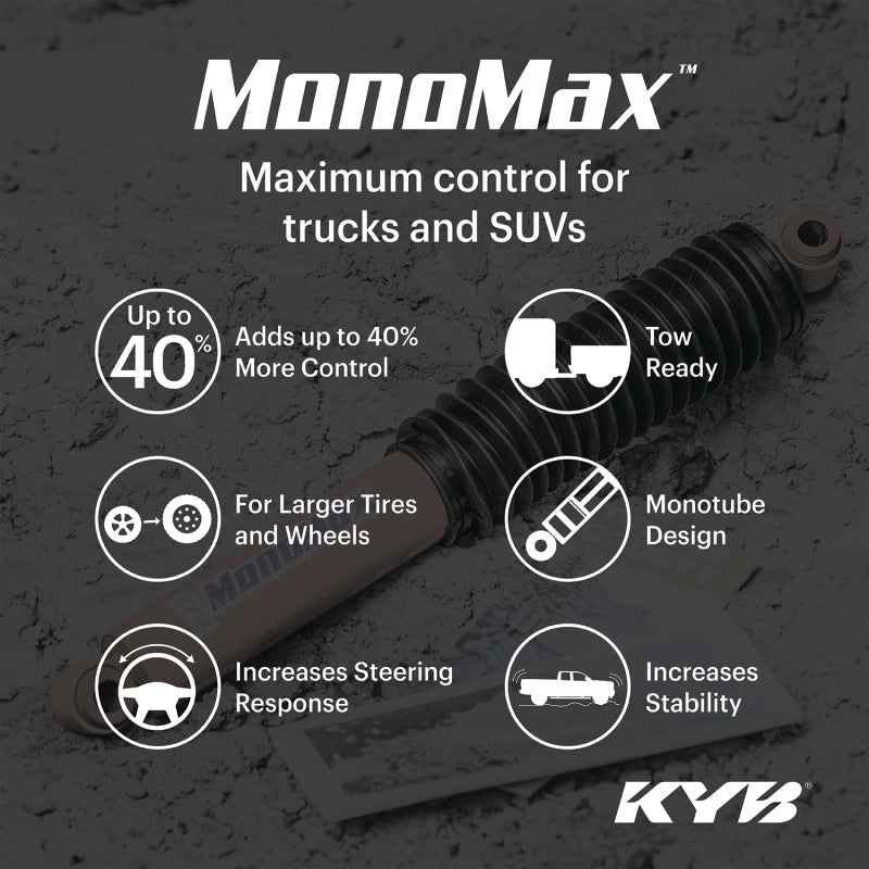 KYB Shocks & Struts MonoMax Rear FORD F250 Super Duty (2WD) 2005-11 FORD F250 Super Duty (4WD) - Lif