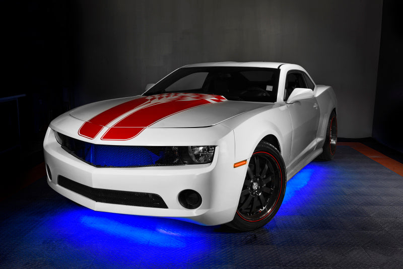 Oracle Universal Dynamic LED Underbody Kit - ColorSHIFT - Dynamic installed on performance car enhances underglow aesthetics