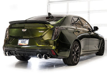 Load image into Gallery viewer, AWE Tuning 2021+ Cadillac CT4-V Blackwing SwitchPath Exhaust - Chrome Silver Tips on performance car. Veteran owned performance shop.