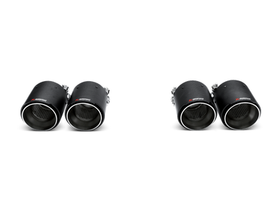 Akrapovic 14-17 BMW M3/M4 (F80/F82) Tail Pipe Set (Carbon) - Performance car parts, exhaust systems, DTX Performance shop