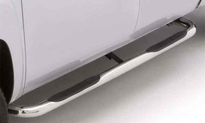 Lund 94-02 Dodge Ram 2500 Quad Cab 3in. Round Bent SS Nerf Bars - Polished, performance car parts, DTX Performance