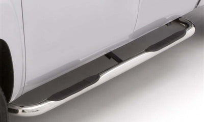 Lund 05-23 Nissan Frontier Crew Cab 3in. Round Bent SS Nerf Bars - Polished for performance upgrades