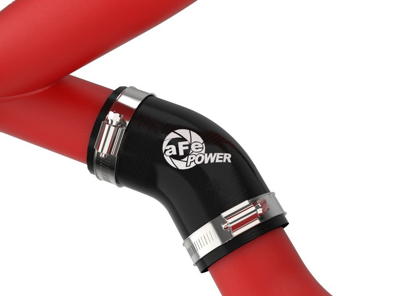 aFe BladeRunner 2 1/4in Intercooler Hot Side Charge Pipe 22-23 Ford Explorer V6-3.0L (tt) - Red - DTX Performance