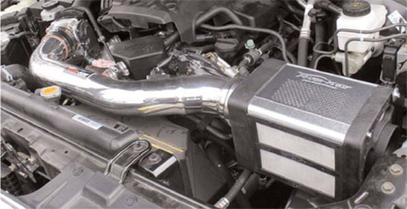 Injen 05-19 Nissan Frontier 4.L V6 w/ Power Box Wrinkle Black Power-Flow Air Intake Syst - DTX Performance