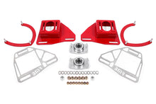 Load image into Gallery viewer, BMR Suspension 82-92 Chevy Camaro Caster/Camber Plates w/ Lockout Plates - Red - DTX Performance