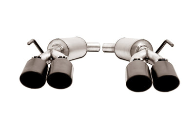 Gibson 20-23 Ford Explorer ST / Lincoln Aviator 3.0L 2.25in Axle-Back Dual Exhaust - Black Elite performance part
