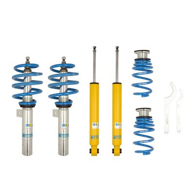 Bilstein B14 (PSS) 2015 Mini Cooper F56 Front & Rear Performance Suspension System kit components with tuning upgrades.