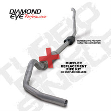 Load image into Gallery viewer, Diamond Eye KIT 4in MFLR RPLCMENT PIPE TB SGL ALUM 94-97 5 7 3L F250/F350 PWRSTROKE NFS W CARB STDS - DTX Performance