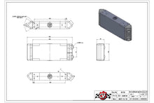 Load image into Gallery viewer, CSF Universal Dual-Pass Oil Cooler - M22 x 1.5 - 13in L x 4.75in H x 2.16in W - DTX Performance