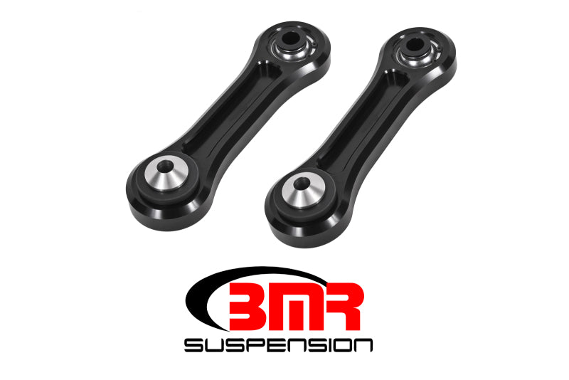 BMR 15-17 S550 Mustang Rear Lower Control Arms Vertical Link (Delrin/Bearing) - Black - DTX Performance