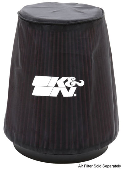 K&N Universal P Dry charger Round Tapered Air Filter Wrap Black for performance upgrades at DTX Performance.