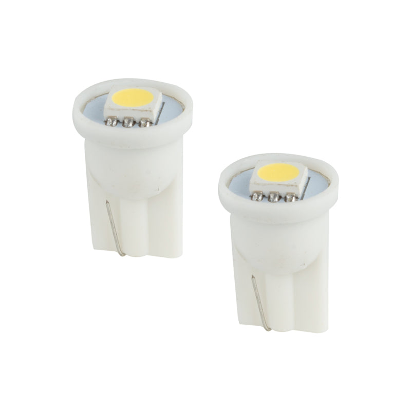 Oracle T10 1 LED 3-Chip SMD Bulbs (Pair) - Cool White for high performance car Part by DTX Performance