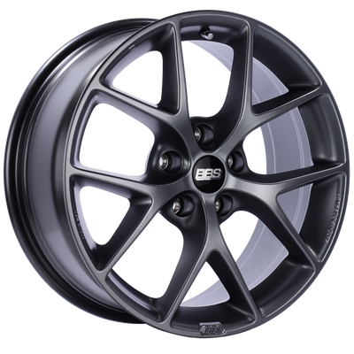 BBS SR 18x8 5x112 ET45 Satin Grey Wheel -82mm PFS/Clip Required, high performance auto parts, aftermarket performance parts