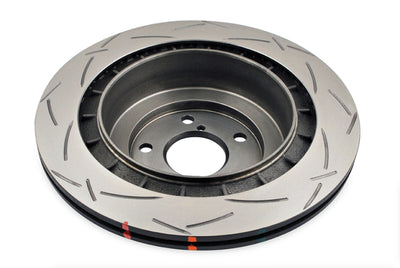 DBA 01-07 Subaru WRX / 05-07 Subaru Forester XT Rear Slotted 4000 Series Rotor - performance car parts by DTX Performance