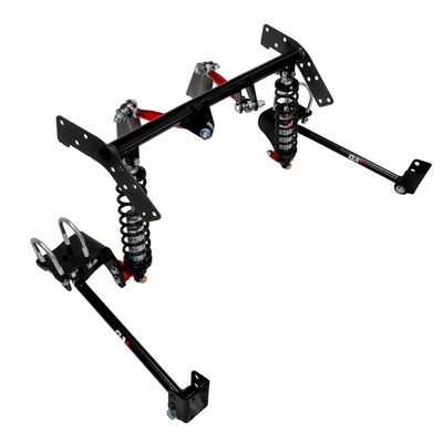 QA1 68-70 Mopar B-Body Rear Double Adjustable Four Link Suspension System for performance car parts and upgrades.