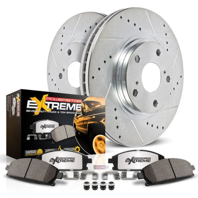 Power Stop 03-09 Lexus GX470 Front Z36 Truck & Tow Brake Kit with high performance brakes and tuning upgrades