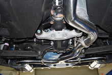 Load image into Gallery viewer, Invidia 15+ Subaru WRX/STI 4Dr Q300 Twin Outlet Rolled Titanium Burnt Quad Tip Cat-Back Exhaust installation view