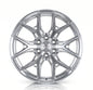 Vossen HF6-4 22x10 - 8x170 - ET-18 - Super Deep Face - 125.1 - Silver Polished Wheel