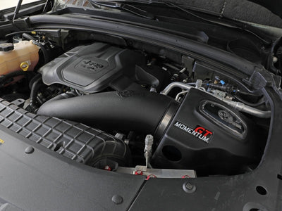aFe 21-22 Jeep Grand Cherokee L Momentum GT Cold Air Intake System engine view