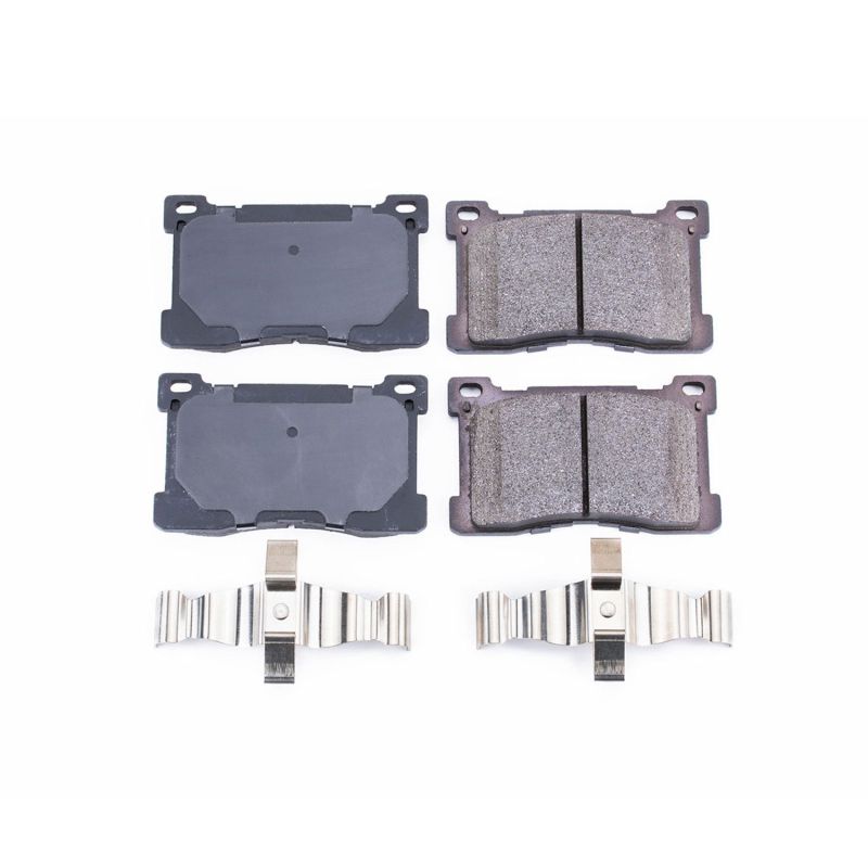 Power Stop 12-16 Hyundai Equus Front Z17 Evolution Ceramic Brake Pads w/Hardware - DTX Performance