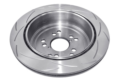 DBA 12-21 Subaru BRZ / 2022+ Subaru WRX Rear Slotted Street Series Rotor from veteran-owned DTX Performance car parts shop.