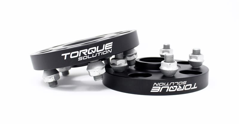 Torque Solution Forged Aluminum Wheel Spacer Subaru 56mm Hub 5x100 - 25mm for performance upgrades