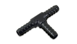 Vibrant 3/16in Barbed Tee Adapter - Black Anodized for performance car upgrades from DTX Performance, racing suspension.
