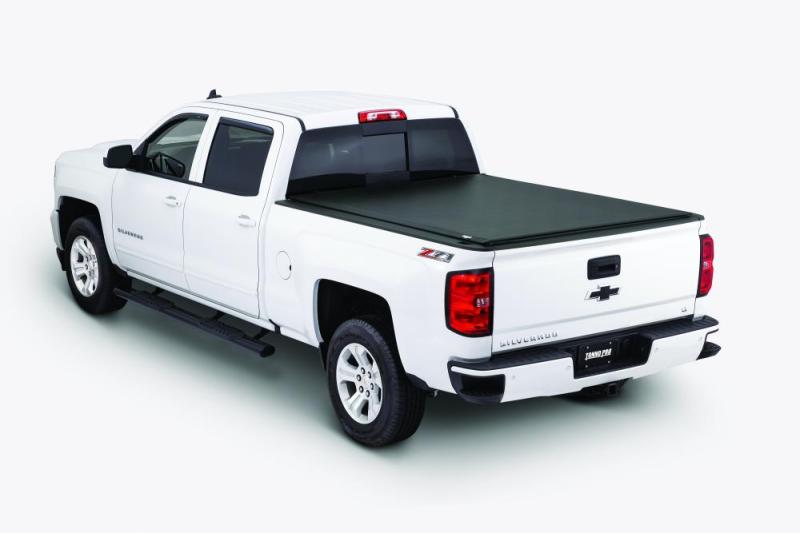 Tonno Pro 07-13 Chevy Silverado 1500 5.8ft Fleetside Lo-Roll Tonneau Cover on truck