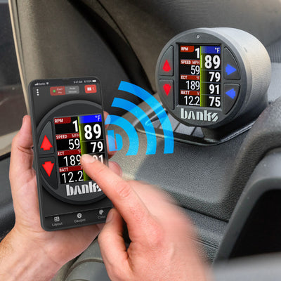 Banks Power iDash Data Pro System Universal CAN all 2008+ Stand Alone performance car parts display in vehicle