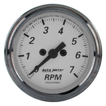 Load image into Gallery viewer, AutoMeter American Platinum 2-1/16in 7K RPM In-Dash Tachometer Gauge, performance car parts, DTX Performance, racing suspension