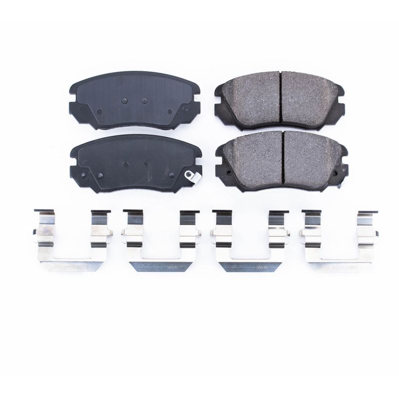 Power Stop 2010 Buick Allure Front Z17 Evolution Ceramic Brake Pads w/Hardware - DTX Performance