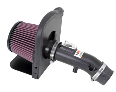 K&N 06-10 Toyota Yaris L4-1.5L Flat Black Typhoon Short Ram Intake from DTX Performance, high performance auto parts, cold air intake system