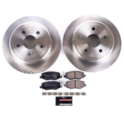 Power Stop 07-17 Jeep Wrangler Rear Autospecialty Brake Kit with high performance brakes from veteran owned shop DTX Performance