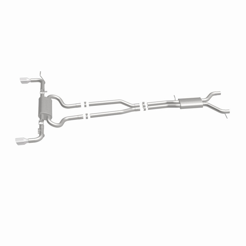 MagnaFlow 07 Audi Q7 V8 4.2L Dual Split Rear Exit Stainless Cat-Back Perf Exhaust, premium performance car parts.