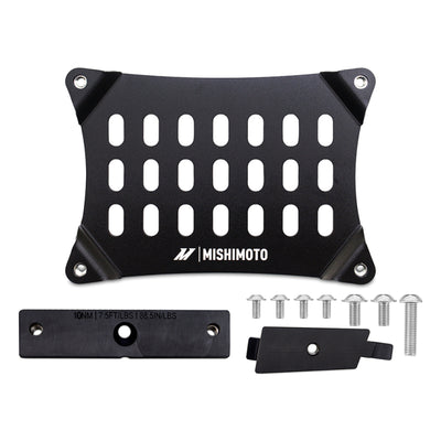 Mishimoto 21+ Ford Mustang Mach-E License Plate Relocation Kit for performance upgrades and engine performance parts from DTX Performance.