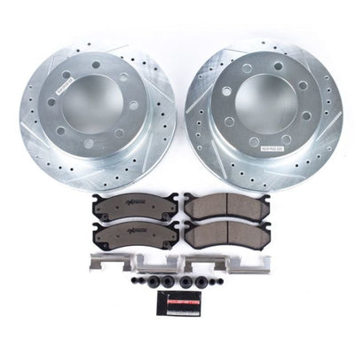 Power Stop 02-06 Chevrolet Avalanche 2500 Rear Z36 Truck & Tow Brake Kit - brake upgrades from DTX Performance