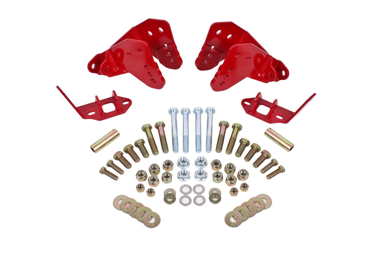 BMR 78-87 G-Body Rear Coilover Conversion Kit w/ Control Arm Bracket - Red - DTX Performance