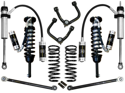 ICON 03-09 Toyota 4Runner/FJ 0-3.5in Stage 5 Suspension System w/Tubular Uca for performance car parts boost.