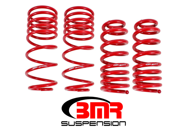 BMR 93-02 F-Body Handling Version Lowering Spring Kit (Set Of 4) - Red - DTX Performance