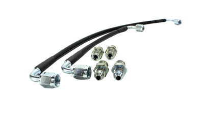 ISR Performance Stainless Steel Power Steering Rack Lines Nissan 180sx Silvia S13/S14 RHD, performance car parts by DTX Performance