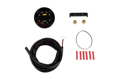 AEM X-Series 8-18V Volt Gauge for performance car parts by DTX Performance, ideal for engine upgrades and high performance tuning.